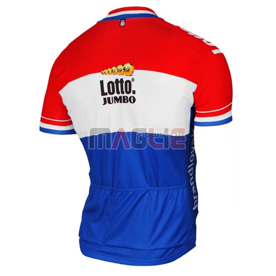 Maglia Lotto manica corta 2017 bianco e rosso